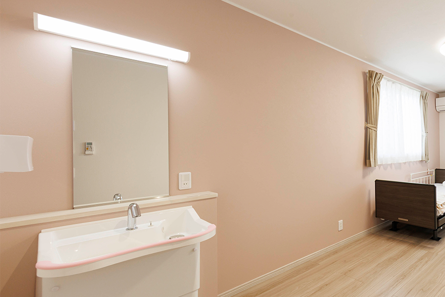 居室それぞれに洗面が付いています 居室それぞれに洗面が付いています